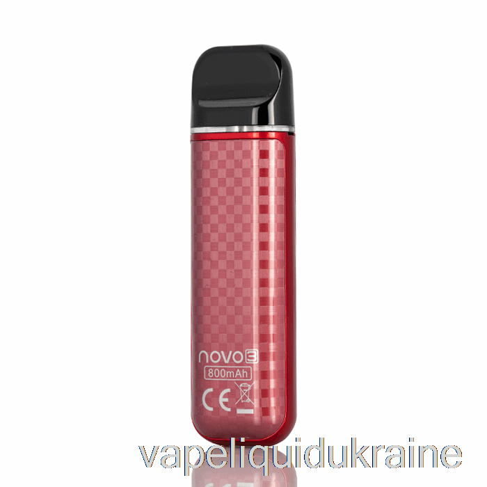 Vape Ukraine SMOK NOVO 3 25W Pod System Red Carbon Fiber